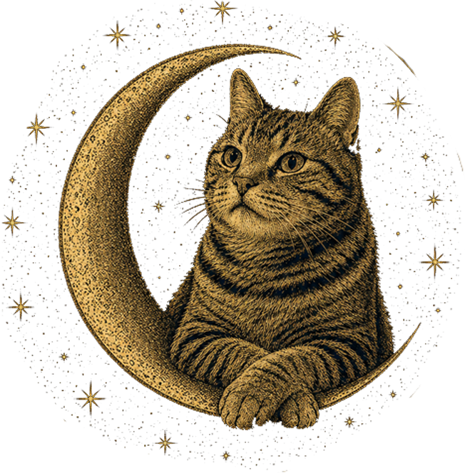 Moon Cat astronaut